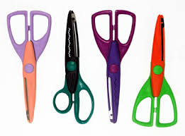 Just hold the scissors straight and naturally and do not try to twist the blades. Decorative Edge Scissors Lovetoknow