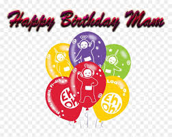 Happy Birthday Mam Png Background Teletubbie Balloons Transparent Png Vhv To created add 34 pieces, transparent happy birthday images of your project files with the background cleaned. happy birthday mam png background