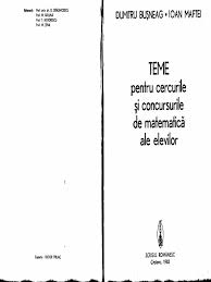Se citește numărul natural n. Pentru Cercurile I Concursurile De Matematica Ale Elevilor Dumitru Bu Neag Ioan Maftei