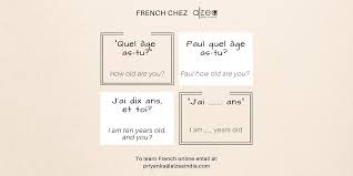 The french for how old are you? Alzea India Alzeaindia Twitter