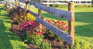 Split rail fence adds beauty and privacy to any property. Two Men And A Little Farm Split Rail Fence Flowers Inspiration Thursday