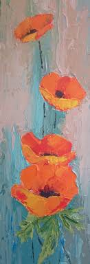 Papawers Oil Painting By Ans Taylor Painting Flower Painting Oil Painting