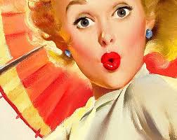 Gil Elvgren Quelque chose vous dérange Style vintage Sexy Pin-Up Girl  Poster