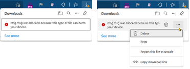 I was downloading a file while in the windows 10 web browser and when i accidentally closed the tab from that page, the download vanished. Interrupting Downloads Of Potentially Dangerous Files Microsoft Docs