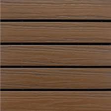 Aura Elite 1 Ft X 1 Ft Premium Polymer Deck Tile In Walnut 10 Tile Case 8116027eonaur000 The Home Depot Deck Tile Deck Wood Texture