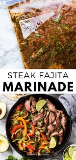 Steak Fajita Marinade In 2020 Steak Fajita Recipe Steak Fajitas Steak Fajita Marinade