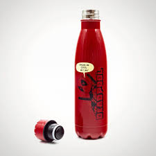 Marvel Deadpool Peek A Boo Metal Water Bottle Menkind