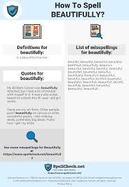How To Spell Beautifully And How To Misspell It Too Spellcheck Net