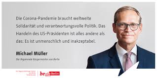 Wie der offensivspieler zurück nach münchen. Der Regierende Burgermeister Von Berlin On Twitter Das Handeln Des Us Prasidenten Ist Alles Andere Als Solidarisch Und Verantwortungsvoll Es Ist Unmenschlich Und Inakzeptabel Die Bundesregierung Muss Auch In Zeiten Der Corona Pandemie Gegenuber