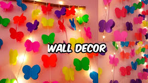 Home Decor Butterfly Wall Hanging Girl S Room Wall Decor Kids Paper Craft Youtube We've got lots of paintings, mosaics start by cutting out letters from craft paper. home decor butterfly wall hanging girl s room wall decor kids paper craft