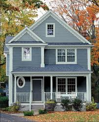 Woodlawn Blue Trim Philipsburg Body Van Courtland Blue Ac Exterior House Paint Color Combinations House Paint Color Combination Exterior Paint Colors For House