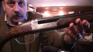 Rising Block double rifle barrel take down