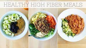 The following top 10 meals high in fiber content are easy to prepare and will help to nurture your gut bacteria (microbiome) in a favorable way. High Fiber Diet Full Day Of Eating Plant Based Meals Youtube