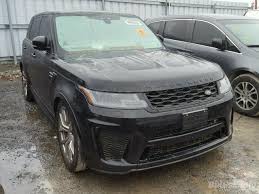 Of more interest to us is the extra power. Land Rover Range Rover Sport Svr 2018 Black 5 0l 8 Vin Salwz2se0ja185384 Free Car History