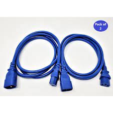 Extension cords & storage (104). Micro Connectors M05 113eulr Computer Monitor Power Extension Cord C13 To C14 10 Amp 6 Foot Red