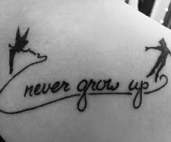 Never Grow Up Up Tattoos Flower Wrist Tattoos Small Tattoos