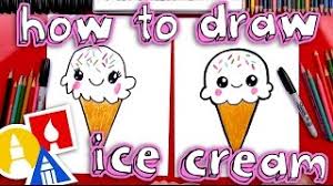 Free online coloring pages, drawing and games for kids. How To Draw A Cute Ice Cream Cone Youtube