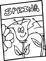 Spring coloring sheets for 1st grade. First Day Of Spring Coloring Pages Coloring Home