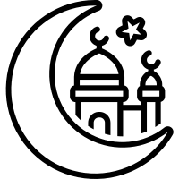 Hand drawn abstract ramadan kareem card template.vector card for eid mubarak. Eid Ul Fitr Icons Download Free Vector Icons Noun Project