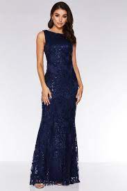 Navy Sequin Sleeveless Maxi Dress Quiz Clothing Dresses Long Sequin Dress Bm Dresses