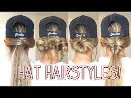Easy Hairstyles To Wear With A Hat Part 2 Medium Long Hairstyles Youtube Long Hair Styles Mom Hairstyles Easy Hairstyles For Long Hair