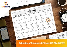 Extension Of Due Date Of Inc 22a Active Ebizfiling Due Date Dating Active