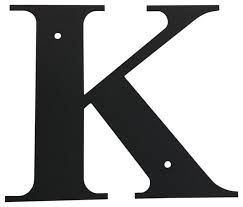Got a quote from lowe's and the sales rep just gave me a total cost. Village Wrought Iron Alphabet Wall Decor Letter K Contemporary Wall Letters By Clickhere2shop Houzz