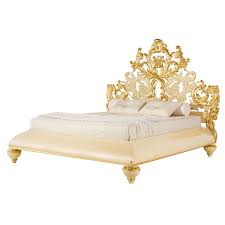 Guthridge bed crown wall décor. Double Bed Crown Jetclass New Baroque Design With Headboard Lacquered Wood