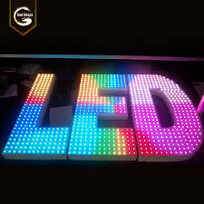China Decorative Led Sign Light Big Letter Acrylic Lights Waterproof 0415 China Led Light Sign And Led Light Letters Price