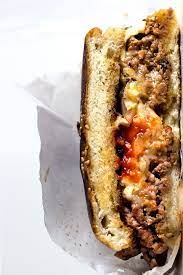 Srira Chopped Cheese Lady And Pups An Angry Food Blog Chopped Cheese Food Chopped Cheese Sandwich