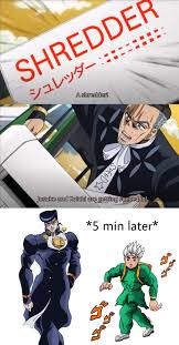 Watch short videos about #josuke on tiktok. Josuke And Koichi Get Shredded Art By U Mikeymonkeyguy And U Artbykatie On Reddit R Shitpostcrusaders Jojo S Bizarre Adventure Know Your Meme
