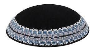 High quality dmc kippah with tight knit. Top Of The Food Chain Knitted Kippah In A Dmc Quality