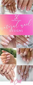 Natural nail art with accent. 50 Best Natural Nail Ideas And Designs Anyone Can Do From Home