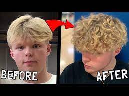 The T Jass Curly Hair Tutorial Youtube Curly Hair Men Perm Hair Men Curly Hair Tutorial