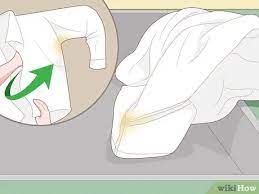 Also i just used it to get oil, dirt and grime out of my husband's work clothes. 3 Ways To Get Sweat Stains Out Of Clothing Wikihow