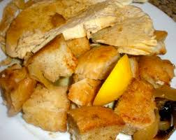 Cut the lemon in 8 wedges and tuck it among the pieces of chicken. Lemon Chicken With Croutons Dinner At Sheila S