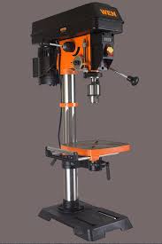Wen 4214 12 Inch Variable Speed Drill Press Orange Wen In 2020 Drill Press Drill Drilling Machine