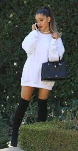 See pictures and shop the latest fashion and style trends of ariana grande, including ariana grande wearing dresses & skirts, tops, pants & shorts and more. 30 Ariana Grande Outfits 2019 Street Style Outfit Fashion