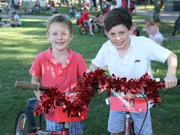 Festive lights bike ride