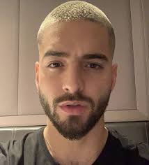 Pin By Kiki On Maluma Baby Platinum Blonde Hair Men Dark Skin Men Haircuts For Men