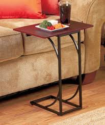 Side Sofa Table Accent Table End Eating Food Tray Sick Patient Couch Wood Metal Artesanias En Madera Madera Artesanias