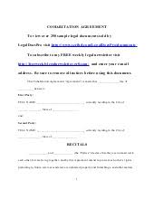 Is a cohabitation agreement right for you? Sample Cohabitation Agreement