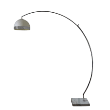 A vintage arc lamp will have a constrained reach and will illuminate ranges just inside its field of view. Vintage Chrome Extending Arc Lamp 1970s 97503