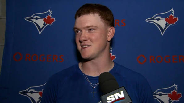 Braydon Fisher on earning win in Blue Jays' victory