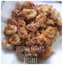 Tepung bertindak sebagai bahan serap air dari badan tepung. Sotong Goreng Tepung Bestari Ceritamak