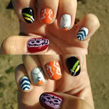 Instagram Photo By Stacey Jul 13 2016 At 2 01pm Utc Star Wars Nails Star Wars Ahsoka Star Wars Clone Wars