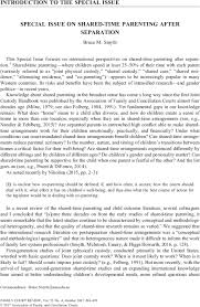 A young woman in arizona is in need of a second kidney transplant. Special Issue On Shared Time Parenting After Separation Smyth 2017 Family Court Review Wiley Online Library