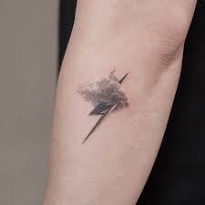 35 ultimate lightning tattoo designs. Lightning Bolt Tattoo On The Left Arm