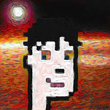 Crypto Van Gogh Punk 0038 Elon Musk In 2021 Pixel Art Art Wallpaper Art