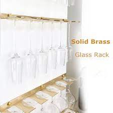 Brass hanging wine glass rack. Glass Holder Shelf Hanger Goblet Rack Wine Rack Liquor Shelf Hanging Brass Wall Bracket Gold Brackets Aliexpress